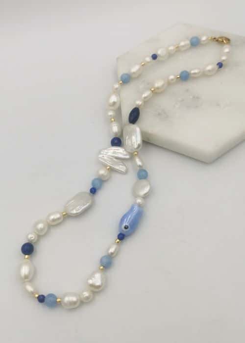 exclusive-pearl-necklace-design-with-ceramic-fish